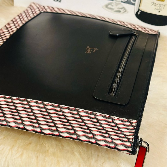 Christian Louboutin Large Clutch Bag Can Fit 15’ Laptop - Picture 9 of 11